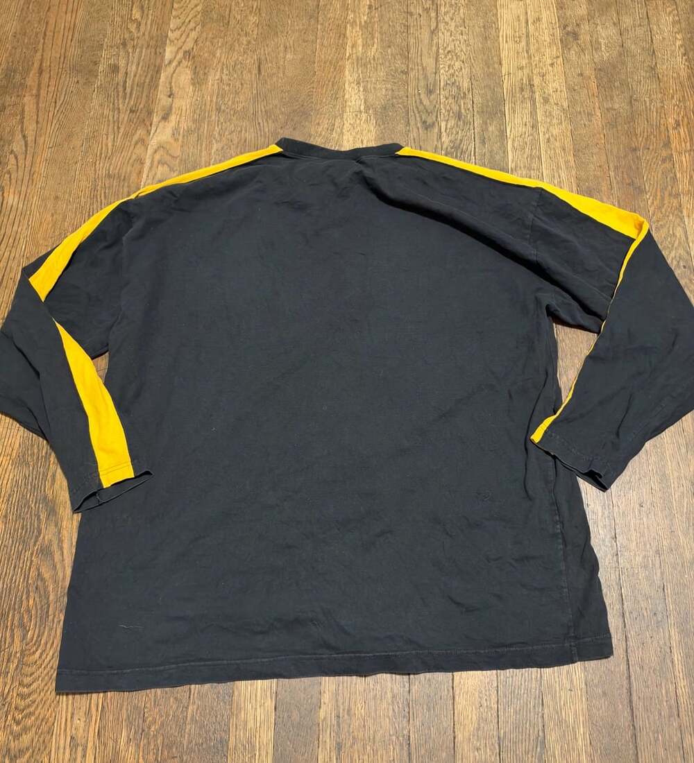 NFL Pittsburgh Steelers Vintage Long Sleeve T-Shirt Black Yellow XXL - Picture 6 of 6